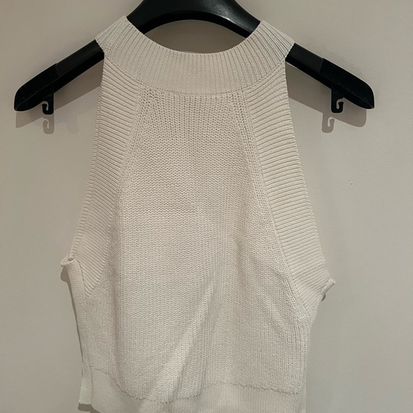 Aritzia knit halter top. Size S. Cropped. - Picture 4 of 4